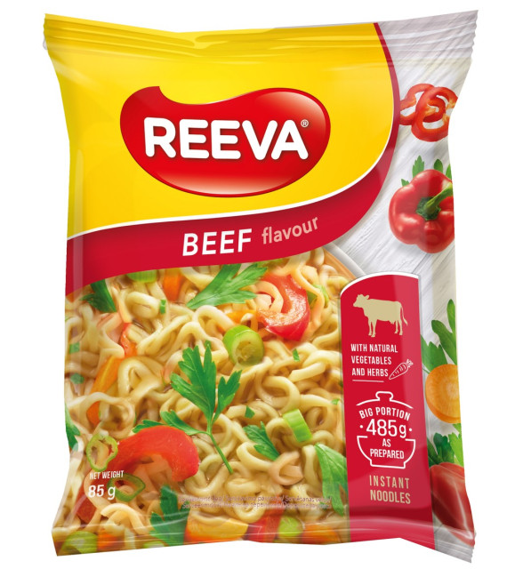 деталь Лапша Говядина 85г Rееva