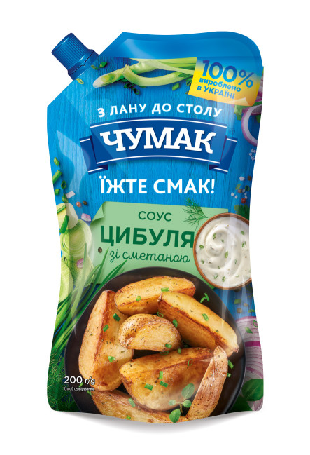 деталь Соус Лук с сметаной 200г Чумак 