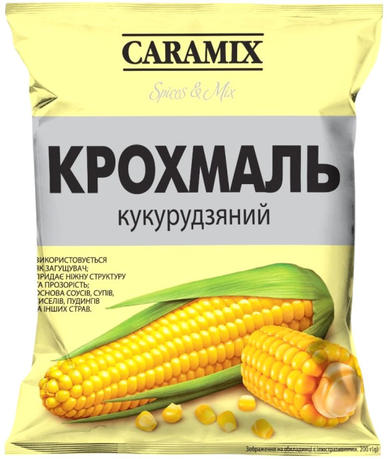 деталь Крахмал кукурузный 200г Caramix