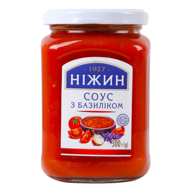 деталь Соус с базиликом 300г Нiжин