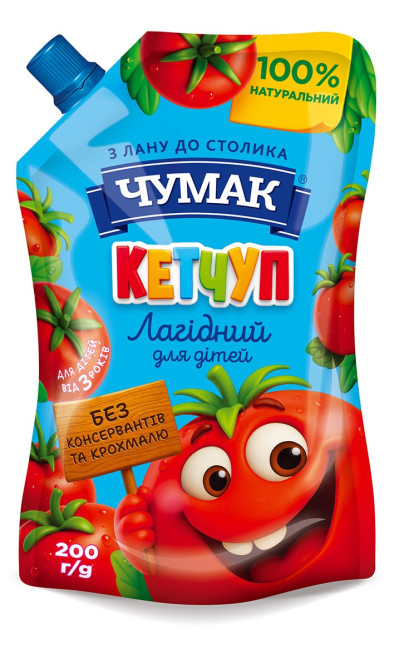 деталь Kečup jemný pro děti 200g Čumak