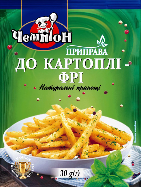 деталь Приправа «Для картофеля фри» 30г Чемпіон