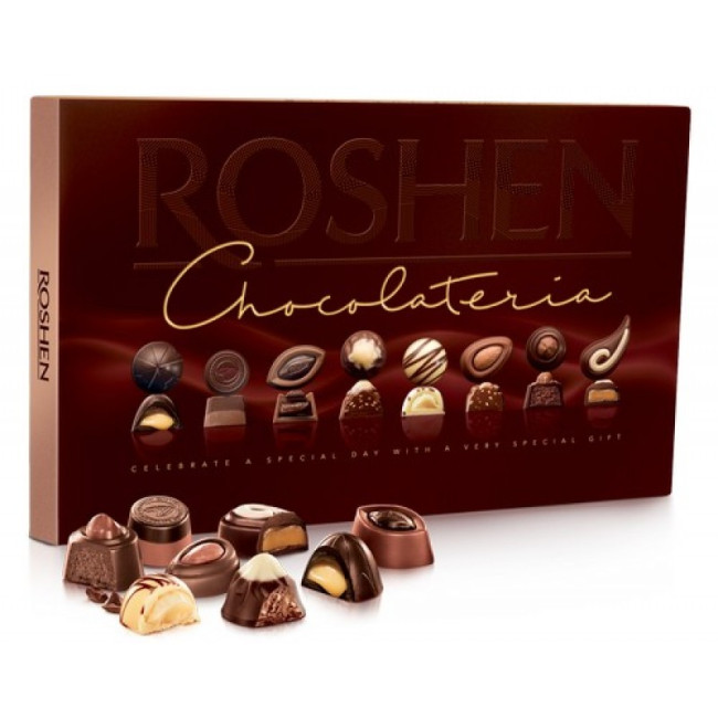 деталь Bonbonierý Roshen Chokolateria 194g