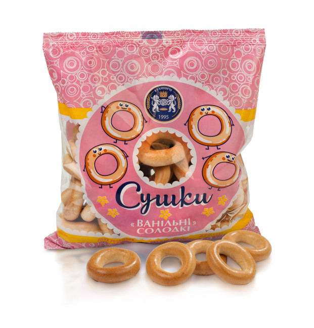 деталь Сушки «Ванільні солодкі» 270 г Кулиничі