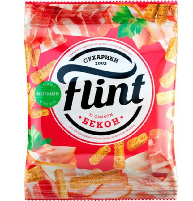 деталь Сухарики  Бекон 70г Флинт