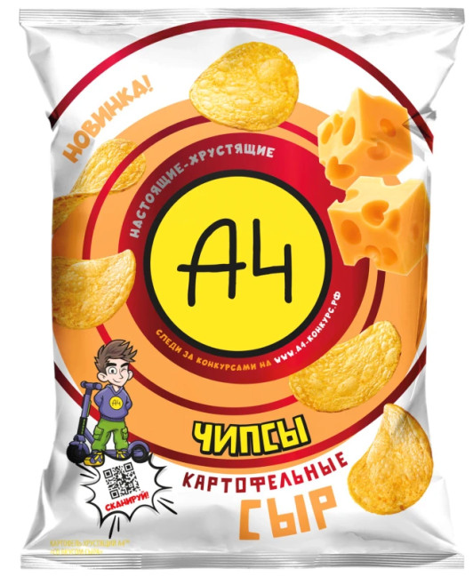 деталь Чипсы Сыр 50г А4