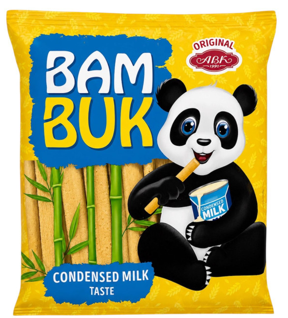 деталь Палочки Bam-Buk со вкусом сгущённого молока 160г АВК