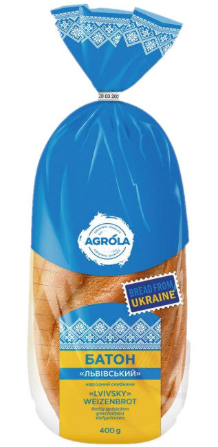 деталь Хлеб пшеничный Львовский 400 г Agróla   