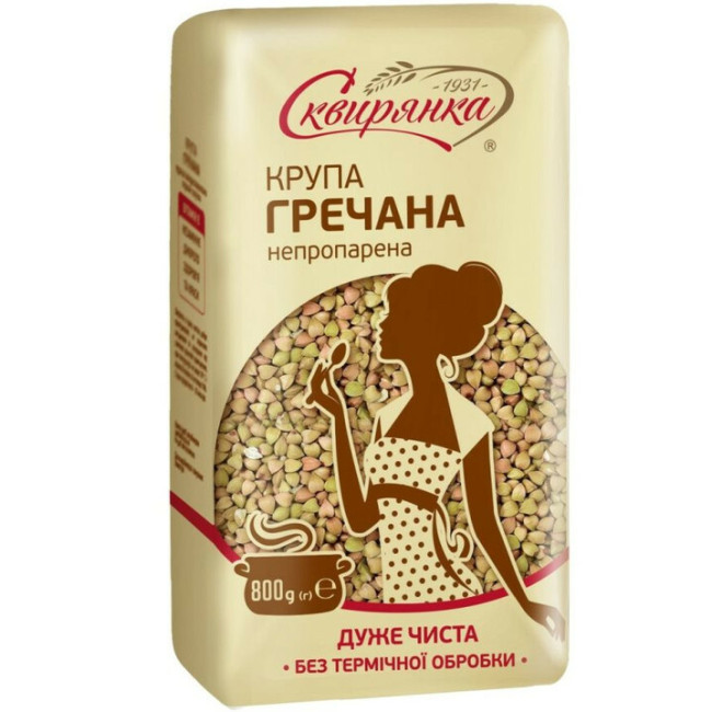 деталь Крупа гречневая непропаренная 800 г Сквирянка