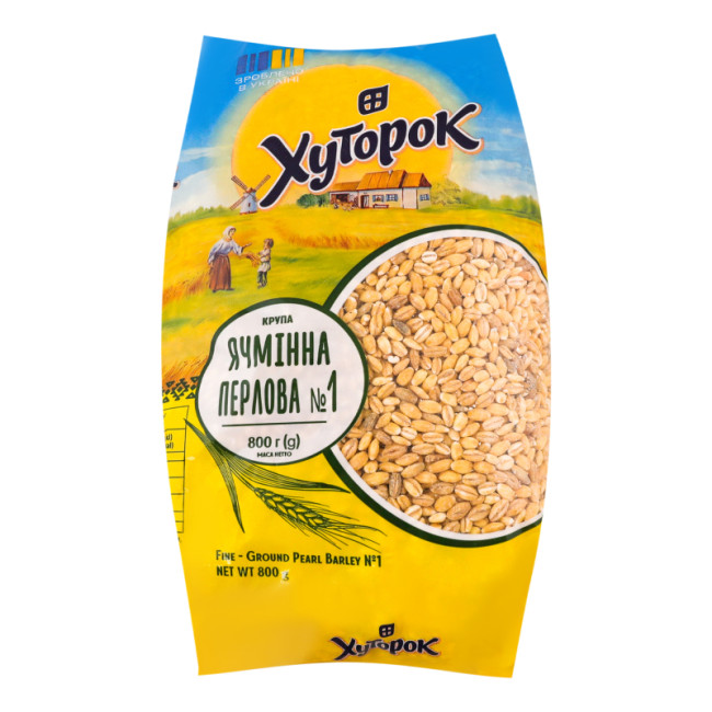 деталь Крупа Перловая N1 800г Хуторок