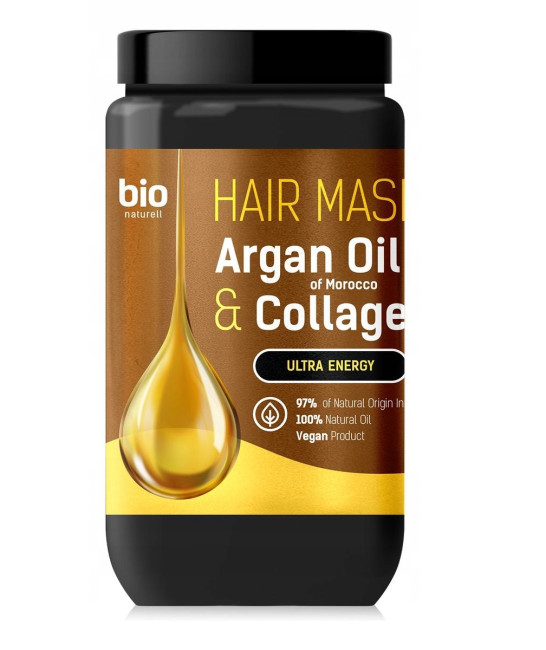деталь Maska na vlasy Arganový olej+kolagen 946ml BioNaturell
