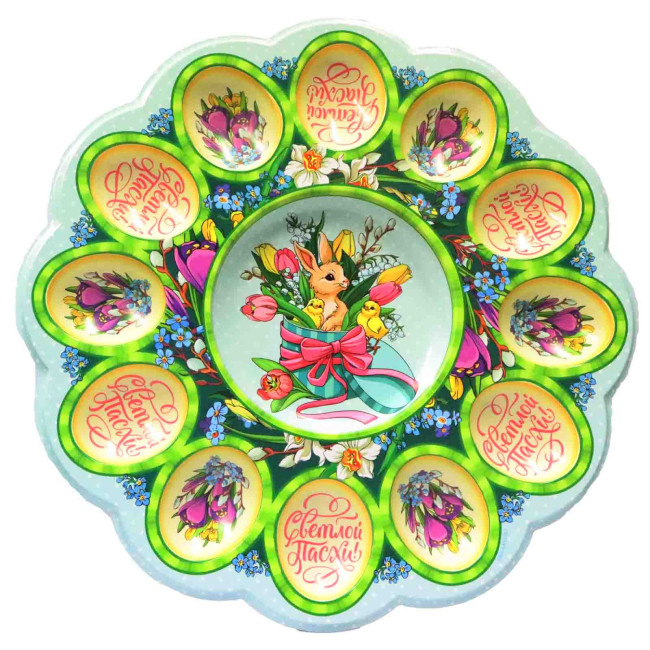 деталь Подставка для пасхальных яиц 30см 12шт