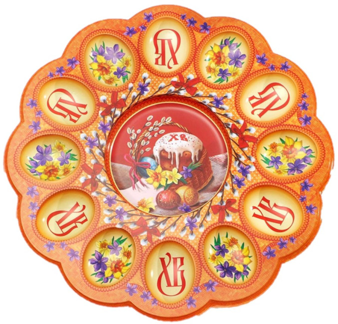 деталь Подставка для пасхальных яиц 30см 12шт