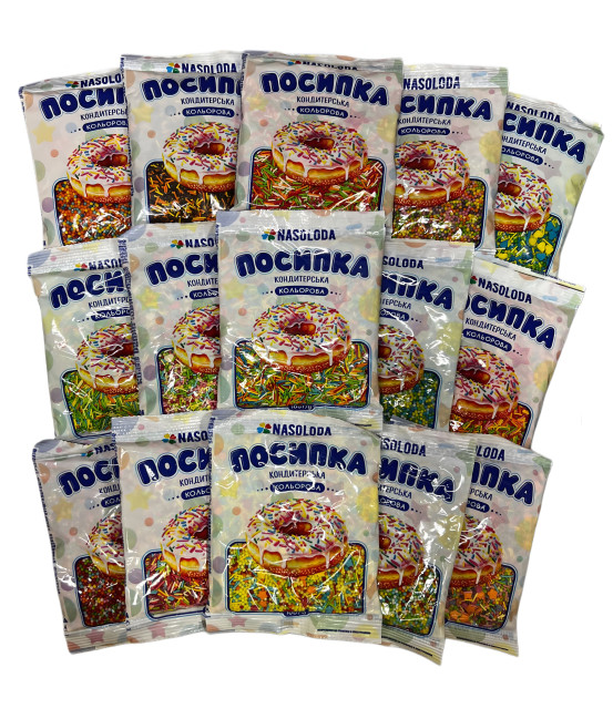 деталь Кондитерская посыпка MIX 100г Nasoloda