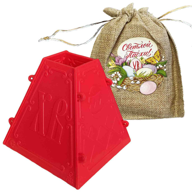 деталь Форма для творожной пасхи в мешочке 11,5×12×12см