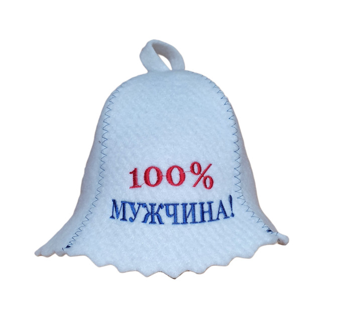 деталь Шапка для бани (сауны) 100% мужчина