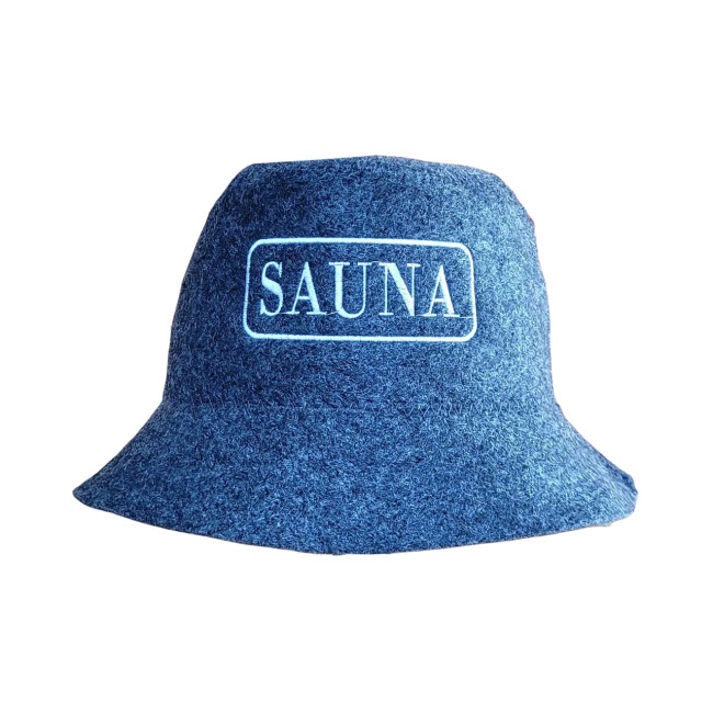 деталь Шапка-панама для бани (сауны) Сауна серая