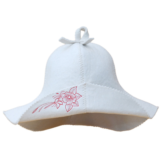 деталь Шапка-панама для бани (сауны) Квітка