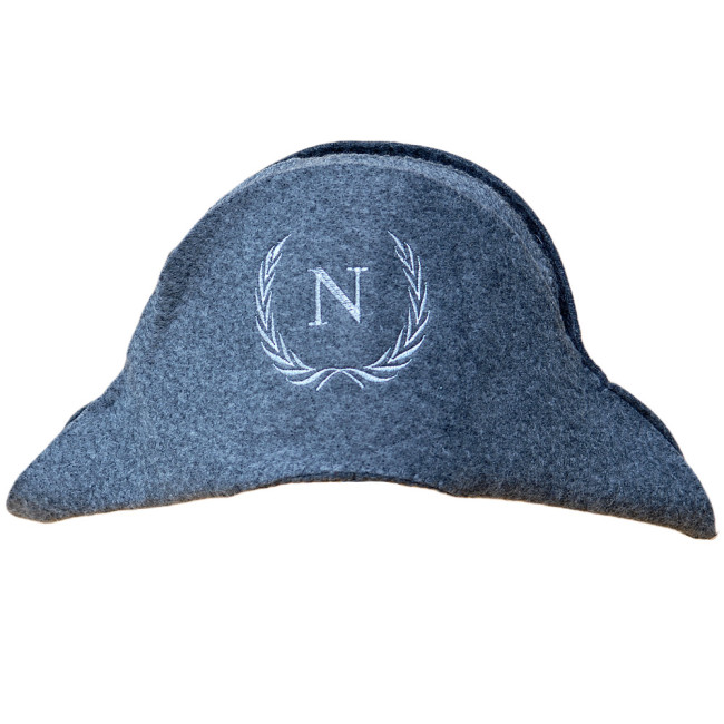 деталь Шапка для бани (сауны) Наполеон серая 100%