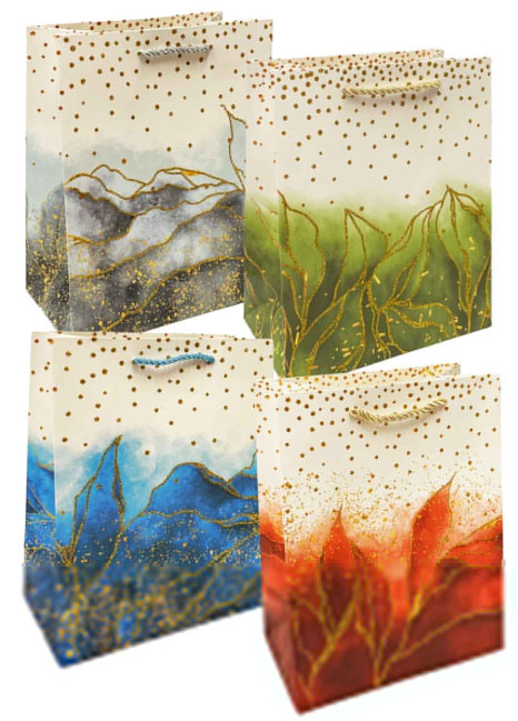 деталь Подарочный пакет 23х18см Золотая осень