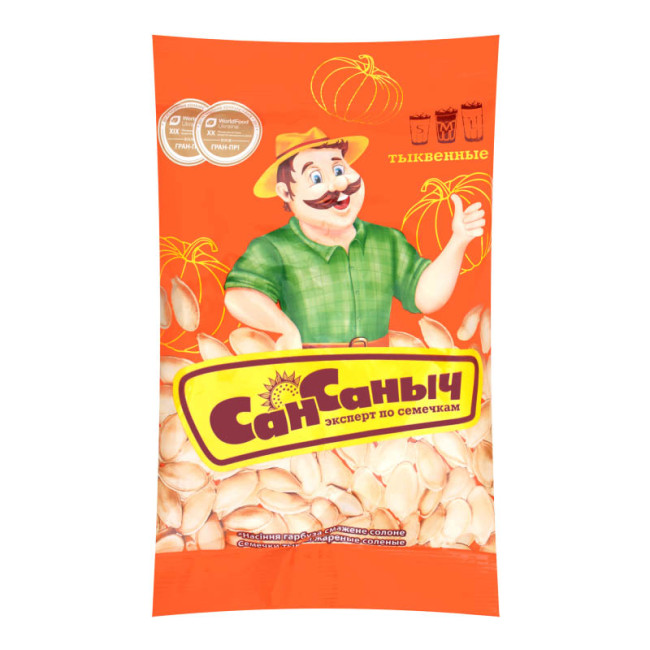 деталь Тыквенные семечки 80 г, жареные солёные