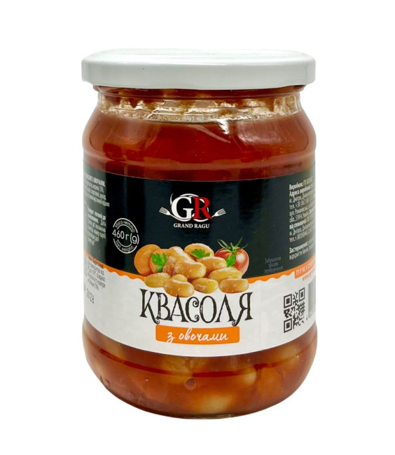 деталь Фасоль с овощами 460г Grand Ragu