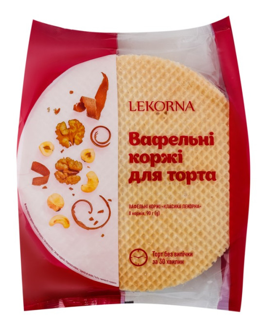 деталь Вафельные листы для торта 90 г LEKORNA