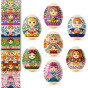 предварительный просмотр Наклейки на яйца 7шт Разные виды