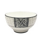 предварительный просмотр Фарфоровая миска «Чёрный узор» 11,8×6,8 см 310 мл
